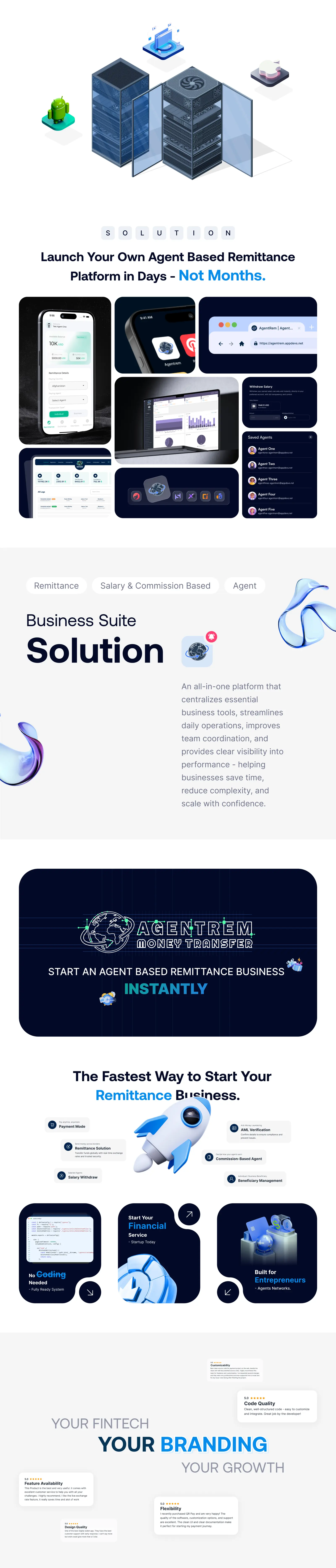 AgentRem - Agent Based Remittance & Money Transfer Platform
