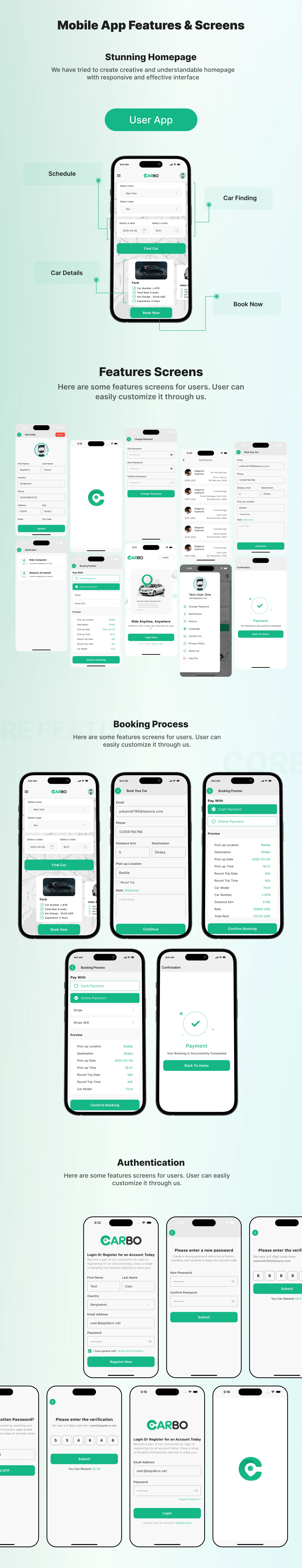 CarBo - Car Rental & Booking Management Full Solution
