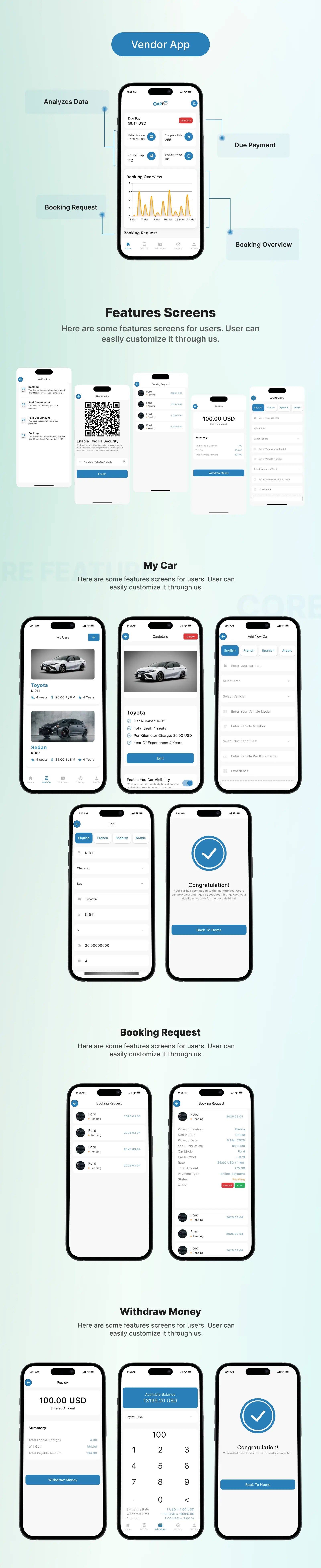 CarBo - Car Rental & Booking Management Full Solution