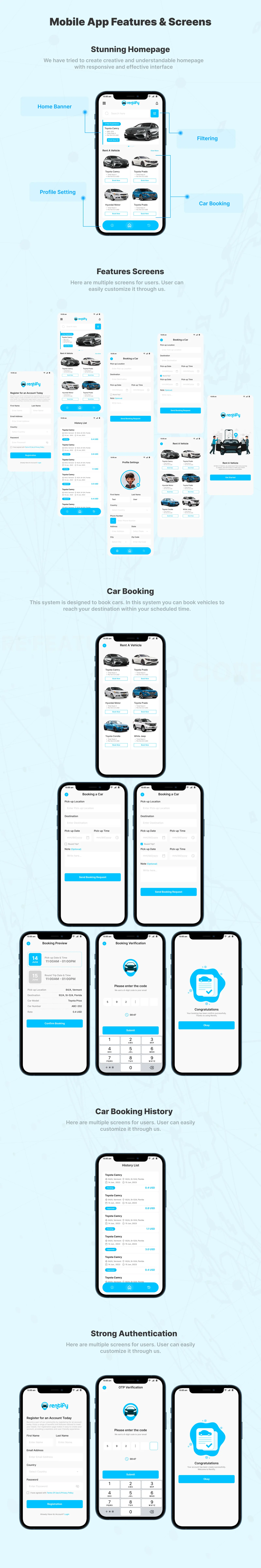 Rentify - Online Car Rental Booking System Full Solution